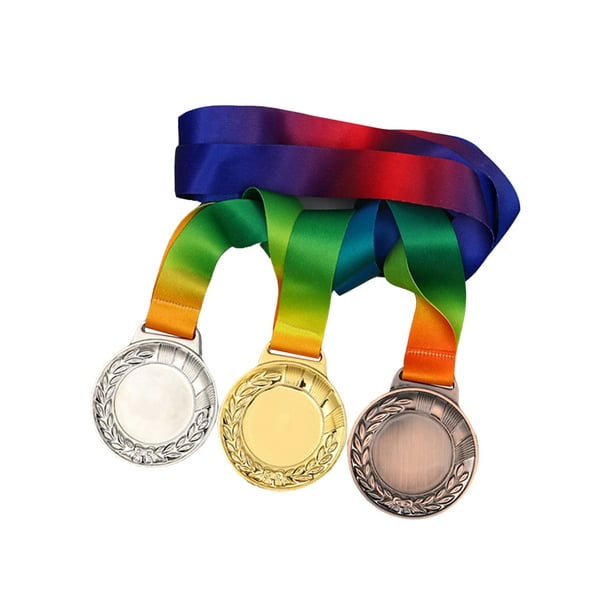 3pcs Médailles de la compétition Médailles des gagnants Médailles des  jouets Médailles des enfants Médailles des jouets Médailles des enfants  Médailles des jouets pour enfants Médailles de course Ami de la famille 