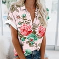 thumbnail image 5 of Mujeres Pantalones Cortos Impresos Blusas de Manga Corta Y Top Regular, Vestido de Moda de Verano Casual para Mujeres, 5 of 5