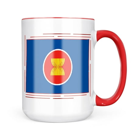 

Neonblond ASEAN (Association of Southeast Asian Nations) Flag Mug gift for Coffee Tea lovers