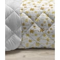 thumbnail image 3 of Cartoon Down Alternative Comforter, Sky Stars Circles Christmas Celebration Spots Pastel Theme, Microfiber Quilt for All Season, 5 Sizes, Pale Coffee Pale Pink, by Ambesonne, 3 of 3