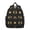 Sun and Moon-1, variant on Butterfly and Sun Gothic Pattern Backpack for School, Cute School Bag with Adjustable Shoulder Straps and Padded Back, 13.8"x11.4"x6"