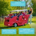 thumbnail image 6 of Foundations Gaggle Parade 6-Seat Buggy Stroller, Durable Multi-Child Daycare Stroller with Safety Harnesses, Red/Gray, 6 of 9