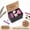 Black, variant on Tampon Holder for Bathroom, Feminine Product Organizer with Lid and Removable Dividers, Discreet Wood Storage Box for Sanitary Pads & Tampons, Guest-Ready Bath Decor