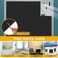 thumbnail image 4 of FUYGRCJ 59" x 39" Portable Blackout Window Shades, Travel Blackout Curtains, Free to Cut No Drill Temporary Blackout Blinds for Baby Nursery, Bedroom with Hook & Loop Tapes, 4 of 9