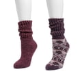 thumbnail image 2 of MUK LUKS Women's 2 Pair Pack Slouch Heat Retainer Socks, 2 of 2