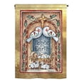 thumbnail image 2 of Breeze Decor 14125 Nativity Peace on Earth Doves & Nativity 2-Sided Vertical Impression House Flag - 28 x 40 in., 2 of 2