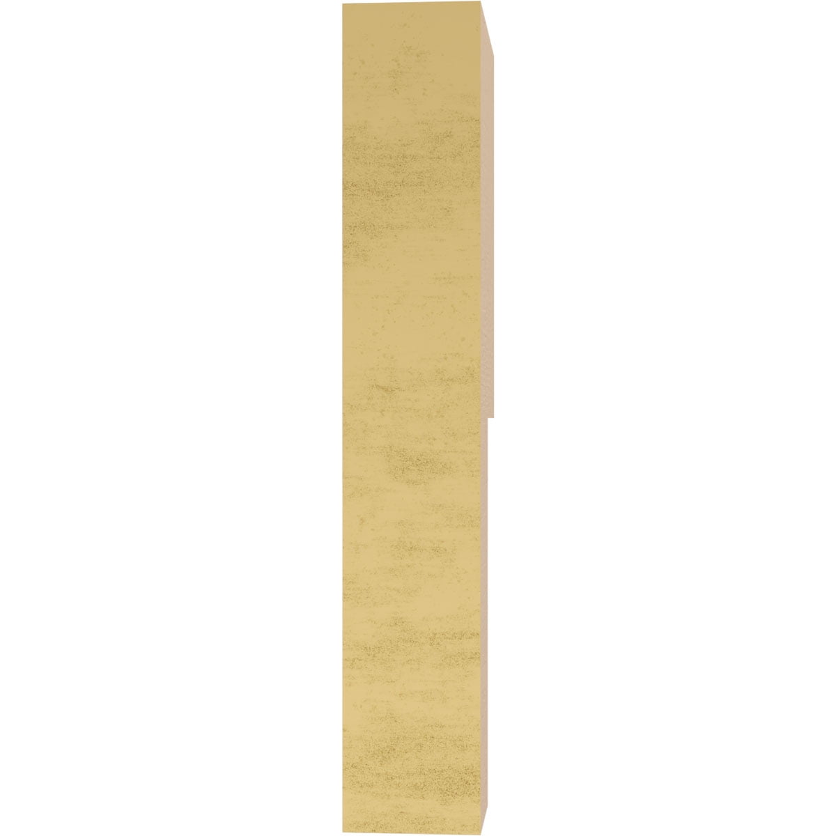 2"W x 4"D x 12"H Thin Chapel Hill Rough Cedar Woodgrain TimberThane Corbel, Primed Tan