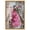 Gold Frame, variant on Steps to a Pink Dream High-Gloss Frameless Acrylic Glass Wall Art Ebony Portrait by Art Remedy, Ready to Hang, 10 x 15