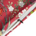 thumbnail image 4 of HAHDAXIA Floral Print Bedding Solid Comforter Set for All Seasons,3 Pieces(1 Comforter+2 Pillowcases),Soft Microfiber Bedding Set King(90"x90"), 4 of 7