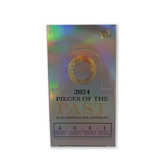 2024 Pieces of the Past 1800s Kaleidoscope Edition: 4 Packs, 4 Trapped Relics (Washington, Einstein, Van Gogh & More!), Rainbow Parallels & Signed Item Redemptions