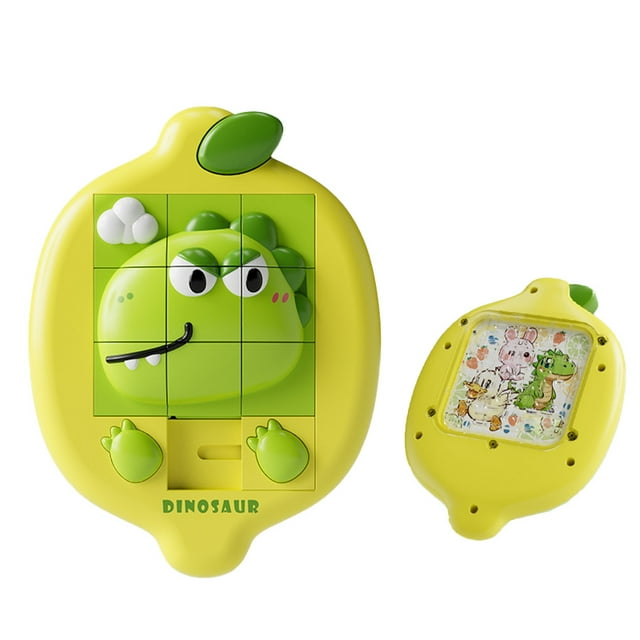 2 In 1 Slide Puzzle Games 3D Cartoon Animal Huarong Road Puzzle Balance Maze Logical Thinking Game For Boys Girls