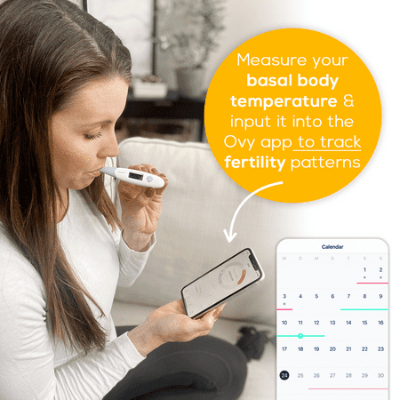 Beurer - Basal Pregnancy Planning Thermometer - White/Purple
