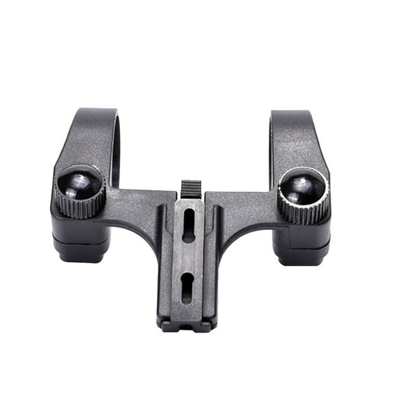 Soporte de lámpara para bicicleta de montaña y carretera, soporte central, soporte para faro, negro