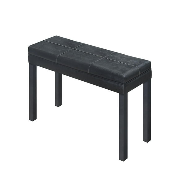 AERYS WINSOR SOILDWOOD BENCH IN PU UPHOLSTERY