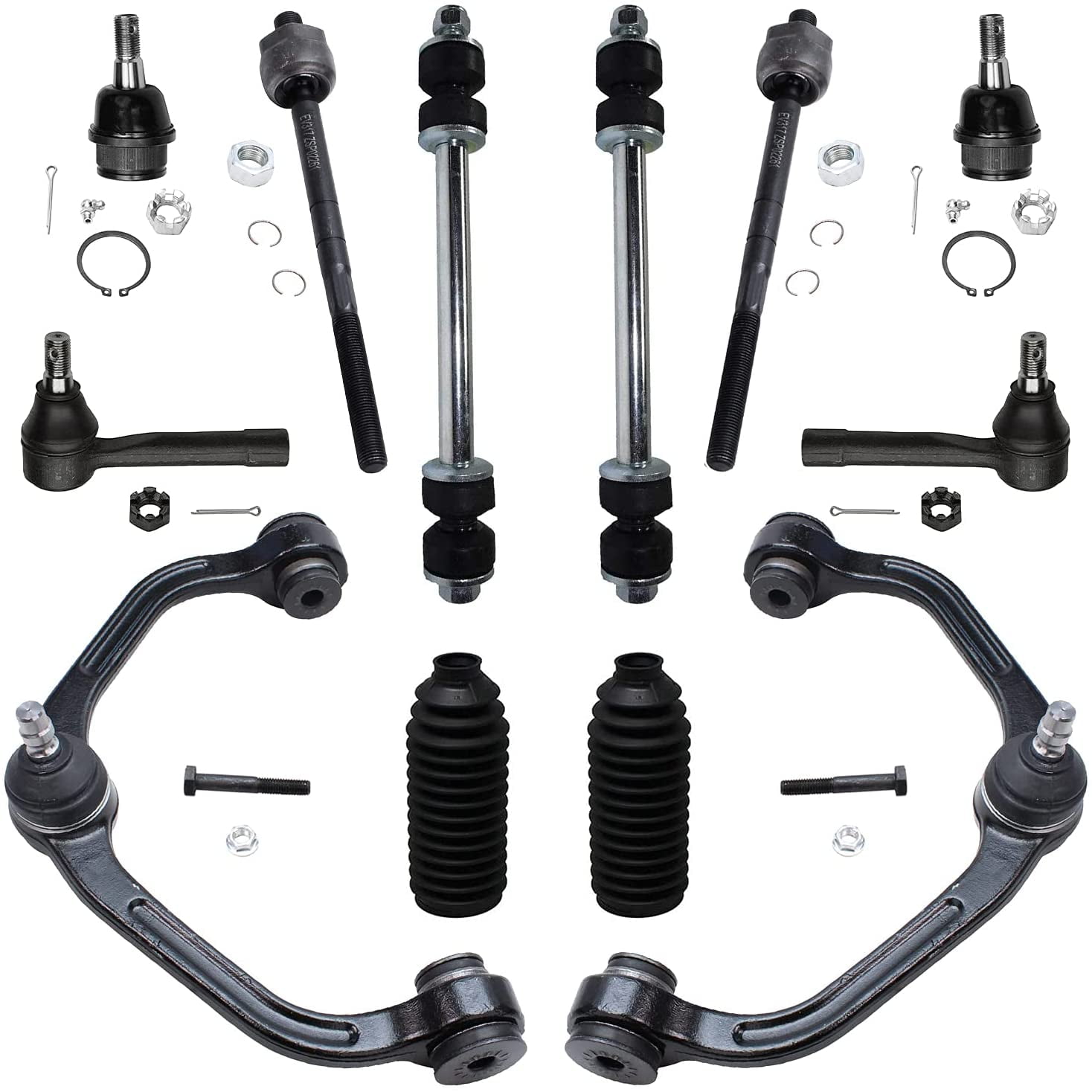12 Pc Suspension Kit for Ford Ranger Mazda B2300 B2300 Ball Joint Tie Rod Ends