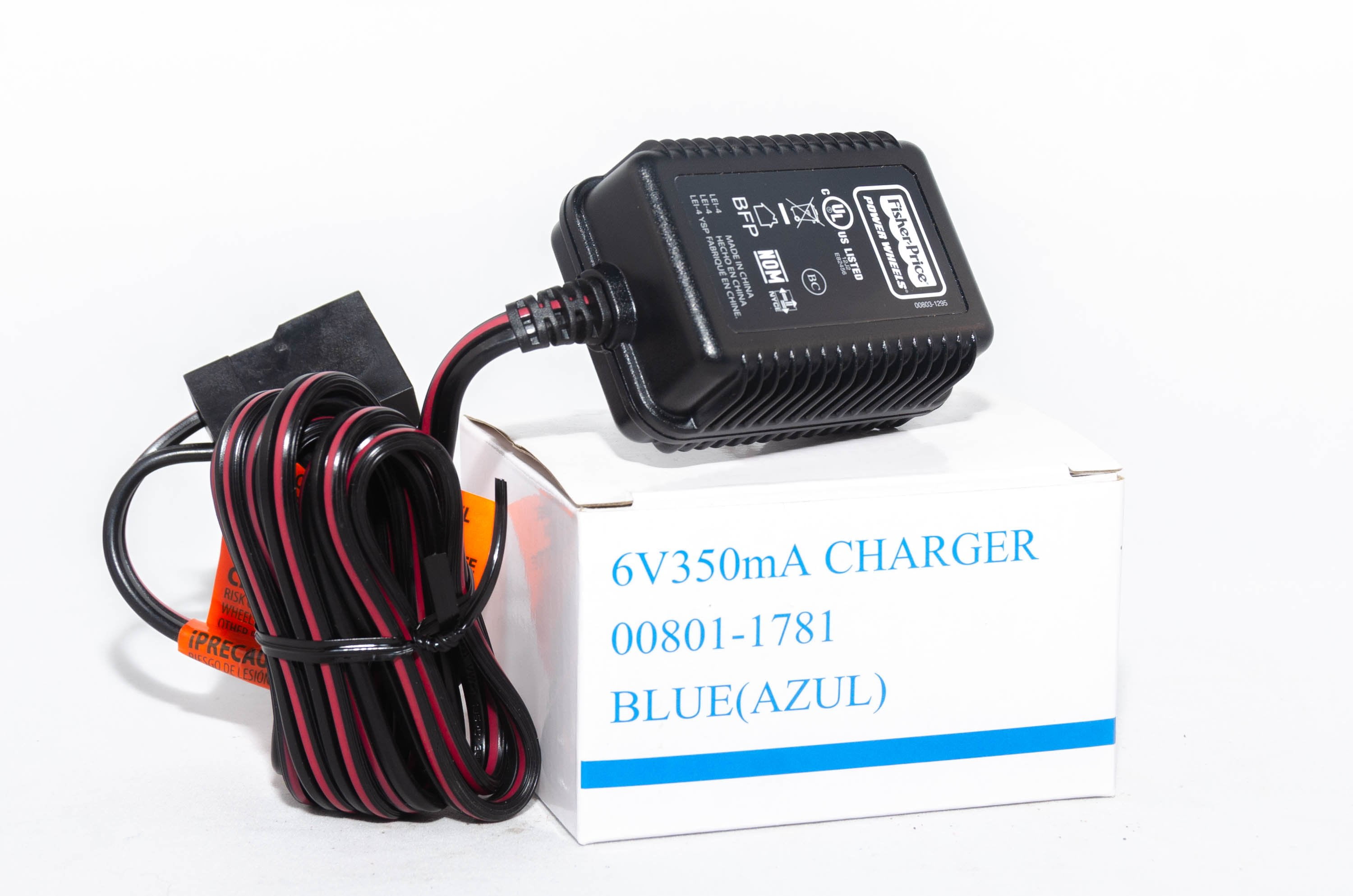 Power Wheels 00801-1781 6 Volt Battery Charger 6v 350ma for sale online 