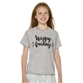thumbnail image 4 of Happy Friday Weekend Vibes Fun TGIF Girls Kids T Shirt Tees Teen Brisco Brands S, 4 of 5