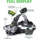 thumbnail image 2 of Powerful Rechargeable Headlamp, 10000 Lumens 6 Modes Powerful LED Head Torch, Hands-Free Camping Lamp, IPX5 Headlamp for Kids Reading, 2 of 5