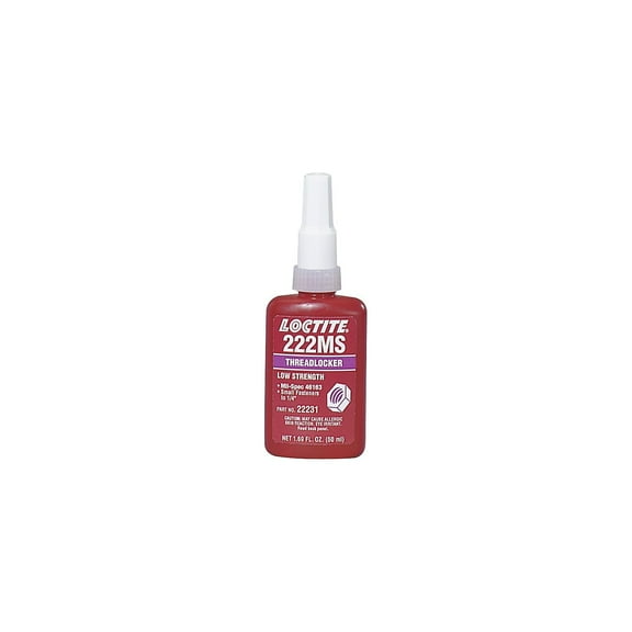 Loctite 222MS Low Strength/Small Screw Threadlocker 50mL 22231