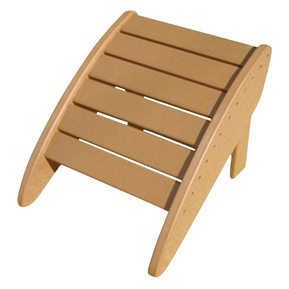 Phat Tommy Recycled Poly Resin Folding Ottoman – Durable & Eco-Friendly. This Patio Furniture is Great for Your Adirondack Chair, Lawn, Garden, Swimming Pool, Deck.