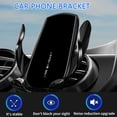 thumbnail image 3 of Soporte para teléfono de coche con inducción de gravedad, sujeción automática, ajustable, clip para rejilla de ventilación, accesorios para teléfono móvil, 3 of 8