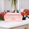 thumbnail image 2 of GOOHOCHY Bolsa organizadora de maquillaje de viaje: bolsa de malla de gran capacidad con compartimentos para cosméticos, neceser portátil para mujer, ideal para vacaciones y uso diario, color rosa., 2 of 8