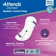 thumbnail image 6 of Attends Discreet Female Incontinent Pad Breathable 15" L ADPULT, Ultimate, 20 Ct, 6 of 9