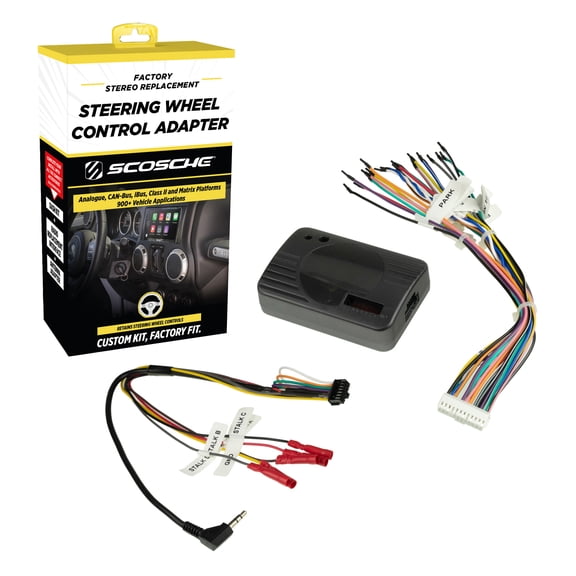 Scosche Link  Universal Wiring Harness w/ 900  Vehicle Applications – Analogue, CAN-Bus & More LUSWC