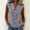 c01Gray, variant on Women's Wrinkle Free Sleeveless Button Down Shirts Blouses Solid Color Business Casual Loose Tank Tops for Work Blue L