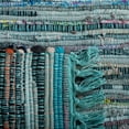 thumbnail image 6 of SAFAVIEH Rag Candis Striped Cotton Area Rug, Turquoise/Multi, 6' x 6' Round, 6 of 8