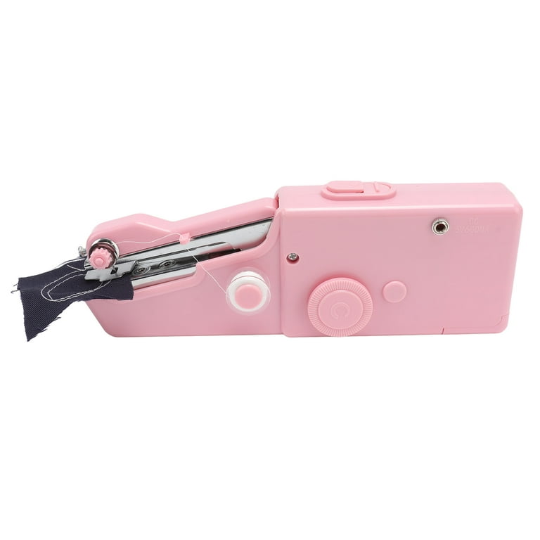 Handheld Sewing Machine, Mini Sewing Machine Sturdy Easy Operation  Continuous Lines Lightweight For Office Black,Pink 