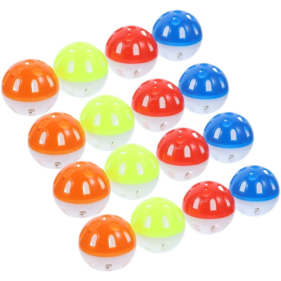 Eease 20Pcs Parrot Bell Balls Chew Toys for Cage Grinding