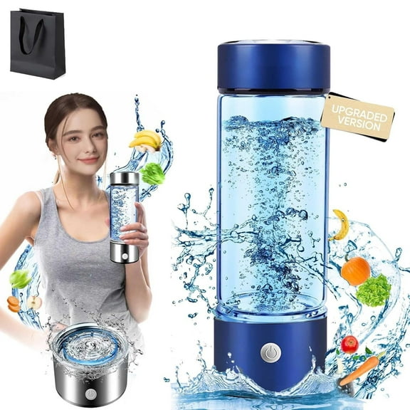 H2 Next - H2next Hydrogen Water Bottle - H2 Next Hydro Water Bottles with SPE/Pem Technology, Portable Hydrogen Water Improve Water Quality in 3 Minutes, Heal Your Body, Protect Your Health (Blue)