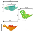 thumbnail image 2 of EIMELI 48Pcs Dinosaur Cupcake Wrappers Toppers,Little Dino Cupcake Toppers Cake Table Decorations Party Supplies for Boys Kids Birthday Party Decor Favors-Jurassic, 2 of 6