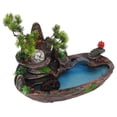 thumbnail image 1 of Indoor Water Fountain Ornament, Tabletop Mountain Waterfall Simulated Landscape Modeling with Atomizer for Living Room, 1 of 8