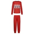 thumbnail image 2 of Argulvti Christmas Pajamas for Family Long Sleeve Family Pajamas Two-piece Outfit Set, 2 of 7