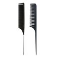 thumbnail image 1 of de tejido antiestático que e negro4 Colco Peine para el cabello con resaltado de dientes anchos, 1 of 8