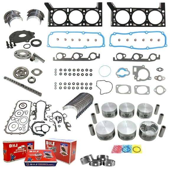 DNJ EK1134CM Master Engine Rebuild Kit Fits Cars & Trucks 2005-2007 Chrysler Dodge Grand Caravan Town & Country 3.8L OHV V6 12V 230cid VIN L