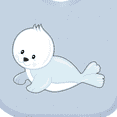 thumbnail image 4 of Inktastic Baby Seal Boys or Girls Baby Bib, 4 of 4