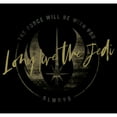 thumbnail image 2 of Boy's Star Wars: Obi-Wan Kenobi Long Live the Jedi Vintage Crest  Graphic Tee Black Small, 2 of 5