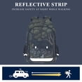 thumbnail image 5 of FORMRS School Backpack 17" Student Travel Bag with Laptop Compartment, Green Forest Scene, 5 of 7