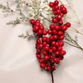 thumbnail image 5 of Christmas Artificial Berries Stem Red Holly Berry Fake Flowers Plant for Xmas Tree New Year Party Home Decor Ornament, 5 of 10