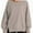 Coffeegrey, variant on Women Oversized Sweatshirts Crewneck Side Slit Pullover Long Sleeve Casual Tops