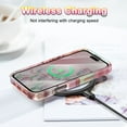 thumbnail image 4 of CASEFIV for iPhone 16 Pro Case,Marble Pattern 3 in 1 Heavy Duty Shockproof Rugged Hard PC+Soft Silicone Drop Protective Girls Women Cover,Rose Gold, 4 of 7