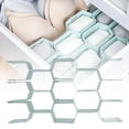 thumbnail image 1 of Garosa Drawer Divider, 12pcs Drawer Divider Storage Shelves Household Storage Organizer Partition Underwear Drawer Board, 1 of 8