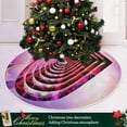 thumbnail image 6 of Coolnut Valentine's Day Heart Christmas Tree Skirt Home Decoration Large Round Christmas Tree Skirt for Holiday Party Home Christmas Day Ornaments,35.4", 6 of 6