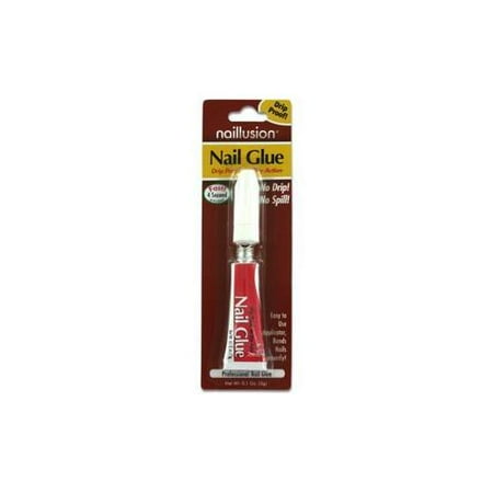Instant Nail Glue Tube .1 Fl -oz. (Pack of 24)