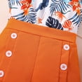 thumbnail image 7 of Gyratedream Girl's 2 Piece Outfits Floral Print Halter Cami Tops and Shorts Set  2 Piece Summer Clothes Set, 7 of 7