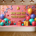 thumbnail image 5 of Farewell Party Event Decorations Best Wishes Celebration Banner with Cupcakes and Balloons Retirement Party Backdrop Who Said You Could Leave Indoor Outdoor, 5 of 7