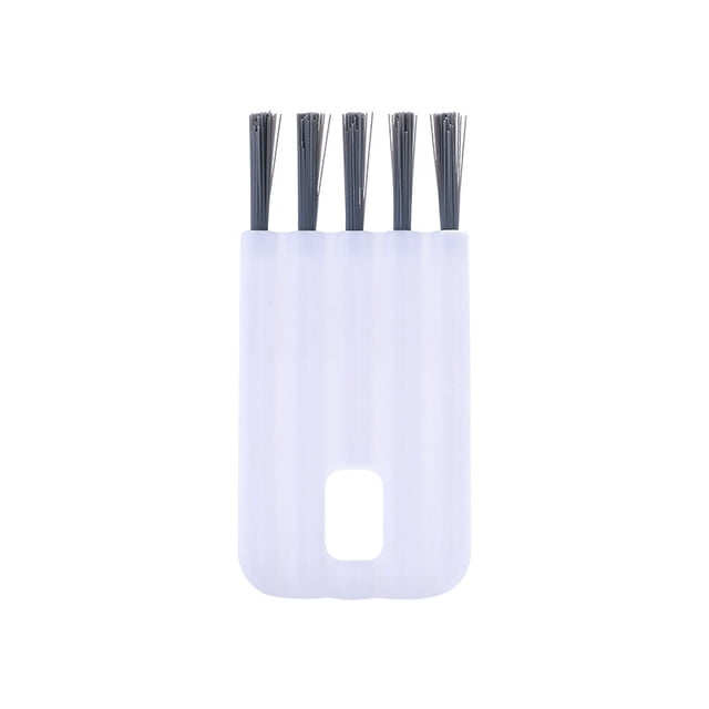 Cepillo de tapa de taza de cocina Espacio de ranura suave Cepillo de teclado de computadora Cepillo de limpieza del hogar Herramientas de lavado de verduras y frutas de cocina (2 piezas)